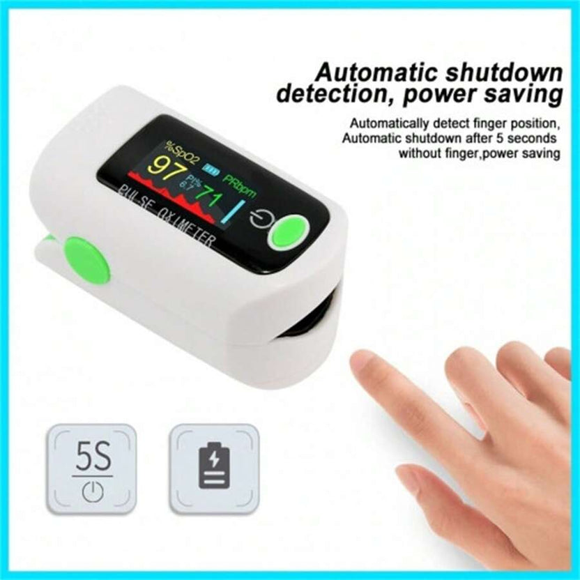OFF 50% Finger Pulse Oximeter Fast SpO2 & Heart Rate Monitor with Display